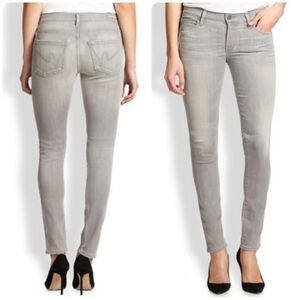 Citizens Of Humanity Size 25 Avedon Light Gray Stretch Skinny Jeans Mid/Low Rise